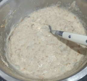 The batter is ready